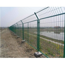 Green Powder Coated Frame Wire Mesh Fencing